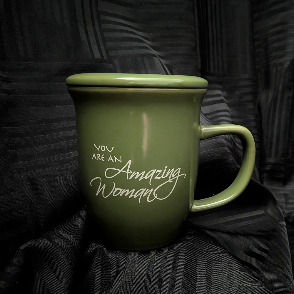 Green Mug with Inspirational Quote